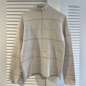 Plaid mock turtleneck sweater from Anthropologie! Like new!